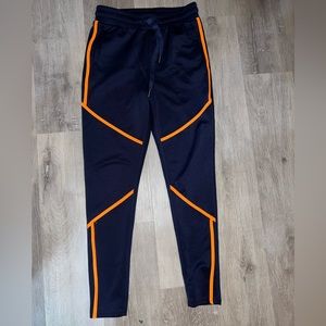 RedFox Navy blue & orange active pants size M